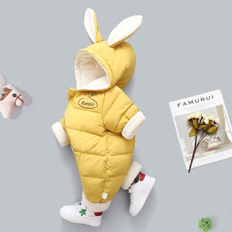 CozyBunny™ Winter Baby Jumpsuit
