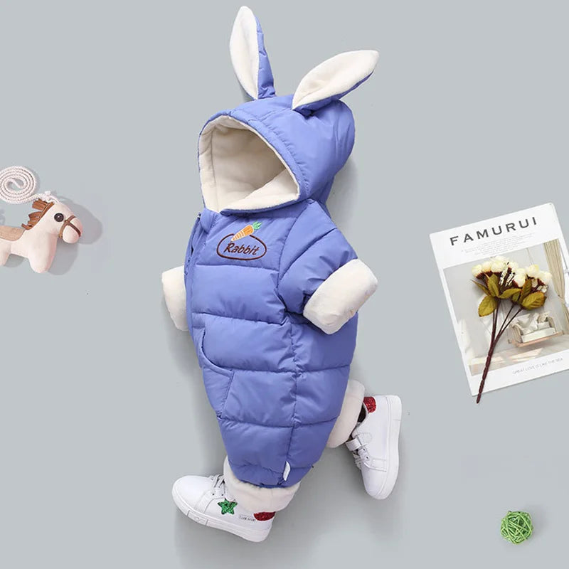 CozyBunny™ Winter Baby Jumpsuit