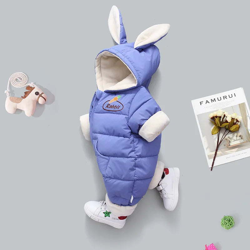 CozyBunny™ Winter Baby Jumpsuit