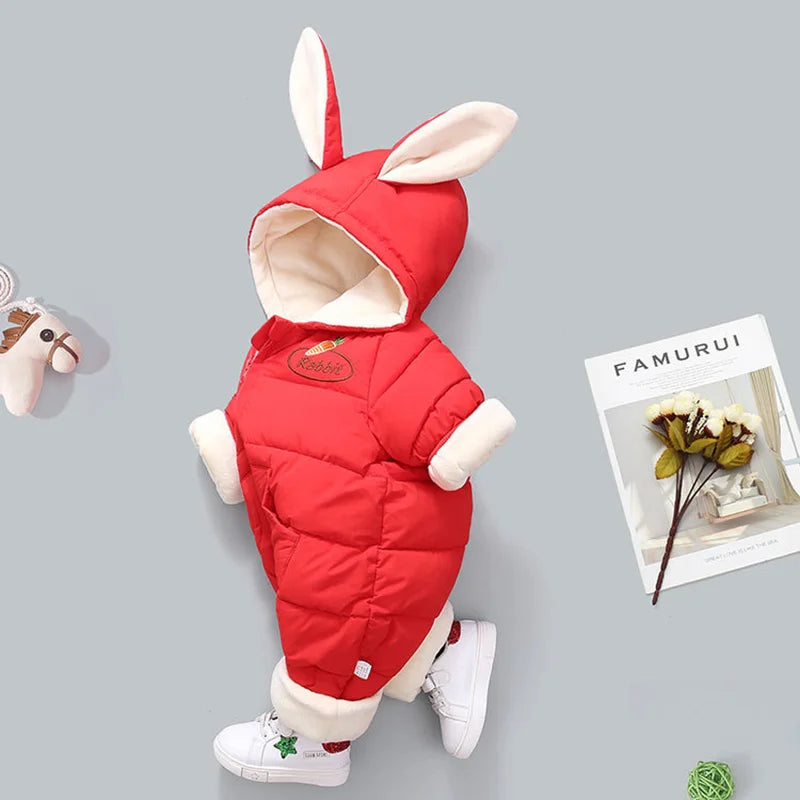 CozyBunny™ Winter Baby Jumpsuit