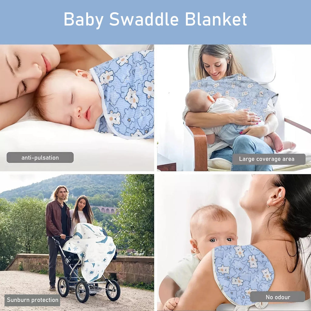 SnuggleBunny™ Baby Swaddle & Hat Set