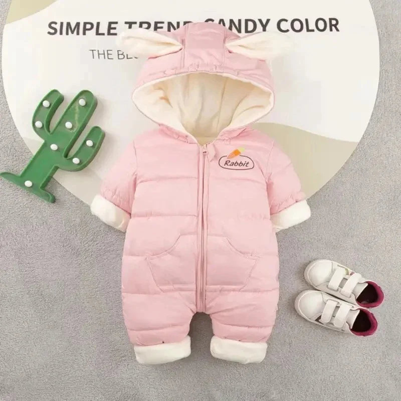 CozyBunny™ Winter Baby Jumpsuit
